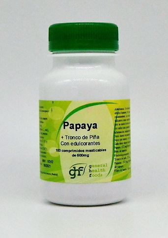 Papaya 600 mg 100 tabletten