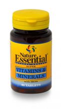 Vitaminen en mineralen 600 mg 60 tabletten