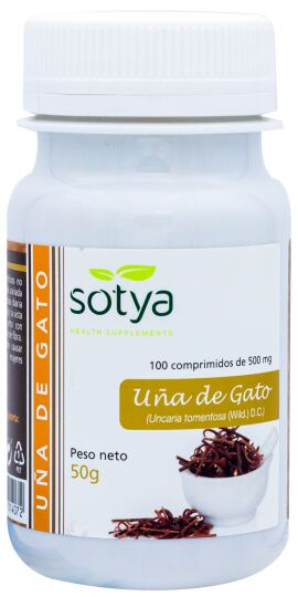 Uña Gato 500 mg 100 Comprimidos