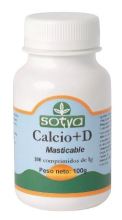 Calcium + Vitamine D 100 kauwtabletten