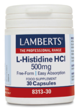 L-Histidine HCl 30 capsules 500 mg