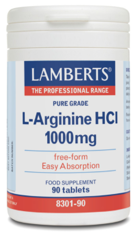 L-Arginine HCl 90 tabletten 1000 mg