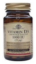 Vitamine D3 1000 IE Kauwtabletten 100 tabletten