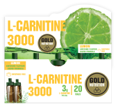 L-Carnitine 3000 mg Lemon 20 injectieflacons