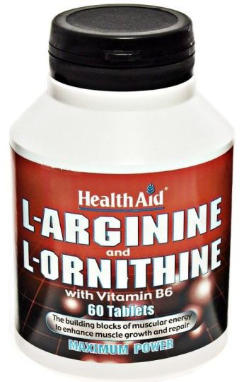 L-Arginine en L-Ornithine 60 capsules