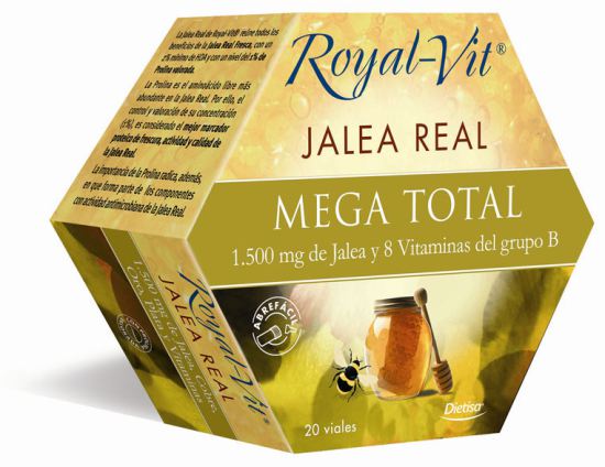 Royal Vit Mega Total 1500 mg 20 injectieflacons