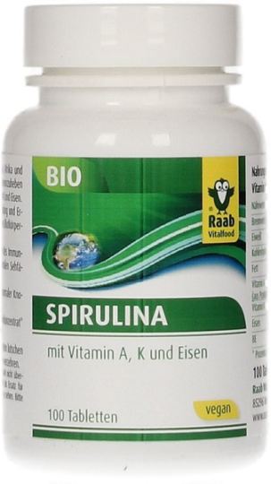 Biologische Spirulina-tabletten