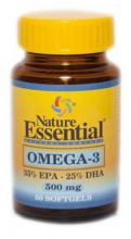 Omega-3 500 milligram 50 parels natuur essentieel