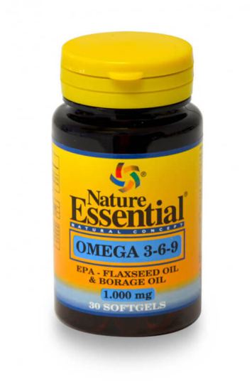 Omega 3-6-9 1000 milligram van 30 parels van essentieel belang voor de natuur