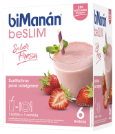 beSlim aardbeiensmaakshake 6 stuks