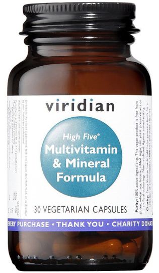 High Five multivitaminen en minerale formule 30 plantaardige capsules