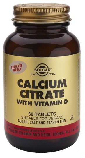 Calciumcitraat met vitamine D3-tabletten