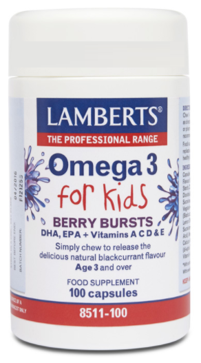 Omega 3 voor kinderen Berry barst 100 capsules