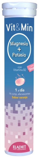 Vit &amp; Min Magnesium + Kalium 14 tabletten 6 gr