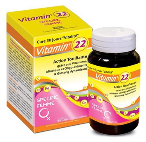 Vitamine 22 vrouwen 60 capsules