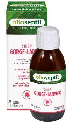 Olioseptil keel-strottenhoofdsiroop 125 ml