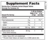 Vitamine C met rozenbottels 500 mg - 90 tabletten