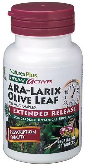 Herbal Actives Ara-Larix Olive Leaf - 30 tabletten