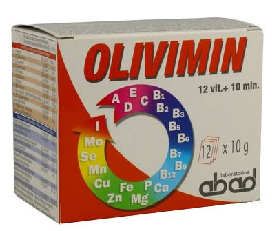 Olivimin Vit + Mine 12 enveloppen