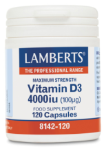 Vitamina D3 4000Ui 120 capsules