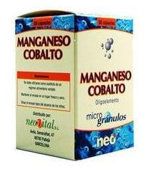 Mangaan en kobalt microgranules 50 capsules