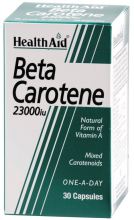 Beta-caroteen 23.000 Ii 30 capsules