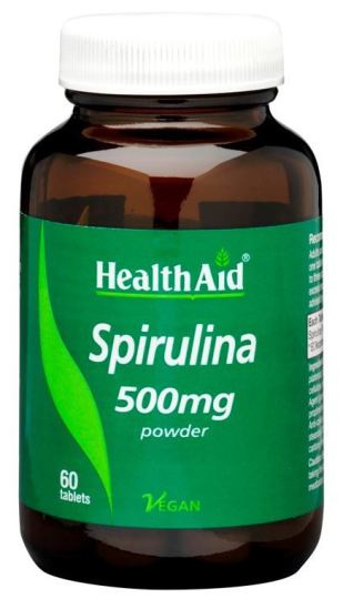 Spirulina 500 mg Afgeleid van Wild Herbs 60 tabletten