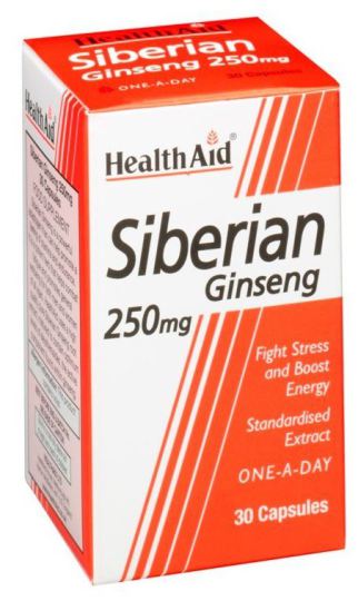 Siberisch Ginseng-wortelextract 250 mg 30 capsules