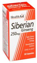 Siberisch Ginseng-wortelextract 250 mg 30 capsules