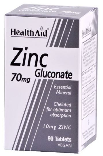 Zinkgluconaat 70 mg 90 tabletten