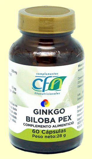 Ginkgo Biloba Pex 60 capsules