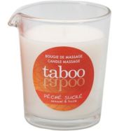 Taboe Kaarsmassage Ze peche sucre Nectarine 60 gr