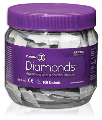 Diamonds Gel geurzakjes 100 stuks