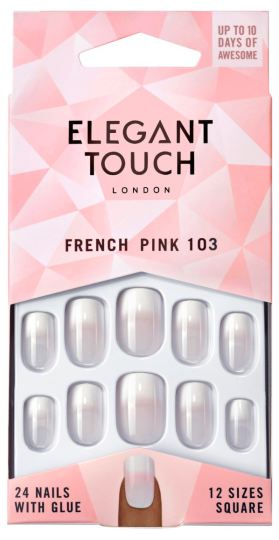 French Pink 103 kunstnagels 24 stuks