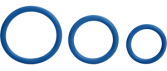 Tri Rings Blauw