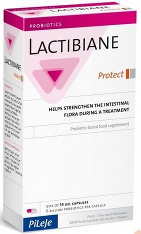 Lactibiane beschermt 14 capsules helpt de darmflora te beschermen