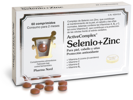 Actief complex Selenium + zink 60 tabletten.