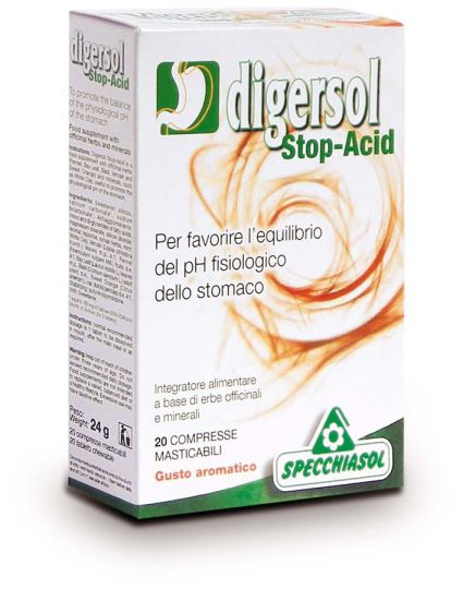 Digersol 20 Kauwbare componenten