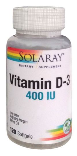 Vitamine D 400Ui Dry 120 Parels