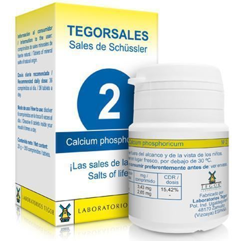 Calciumfosfor Vitamine D6 Tegorsalesl Nº2 350 tabletten