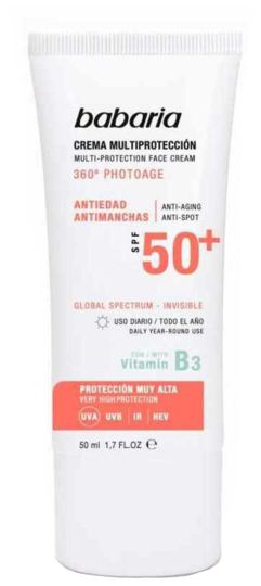 Zonnecrème Spf 50 + Anti-Aging 50 ml