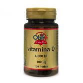 Vitamine D3 4000 IU 100 parels