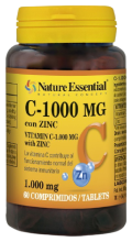 Vitamine C + zink 1000 mg 60 tabletten