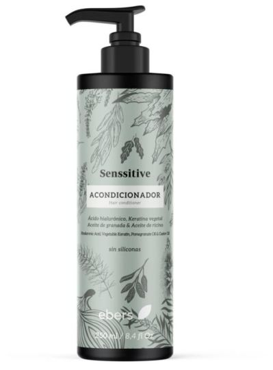 Gevoelige haarconditioner zonder siliconen 250 ml