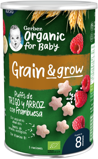 Biologische Snack met Graan en Framboos 35 gr