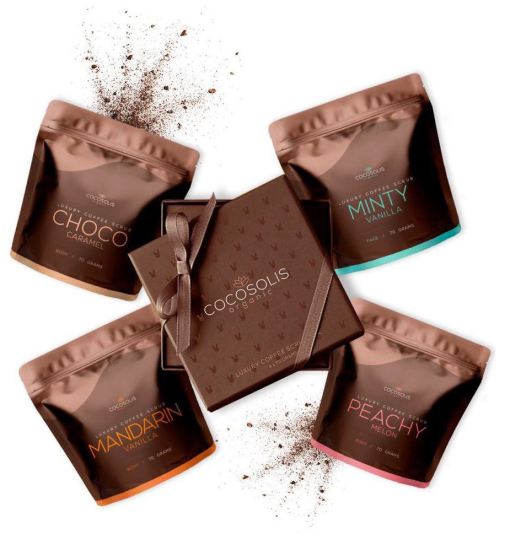 Luxe Koffiescrubbox 4 x 70 gr