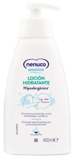 Gevoelige vochtinbrengende lotion 400 ml