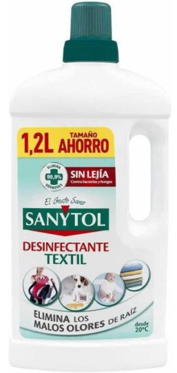 Desinfectante textil elimina olores 1.2 l