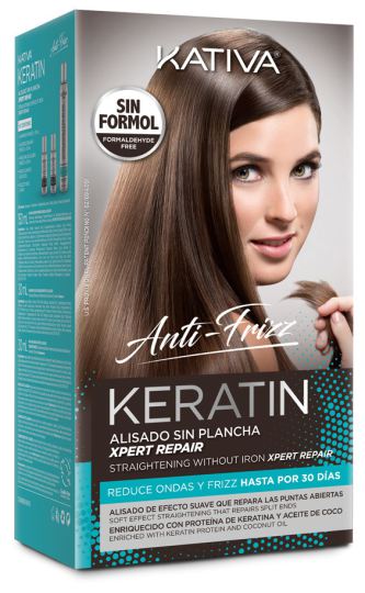 Keratin Anti-Frizz Smoothing zonder tips voor ijzerreparatie 30 dagen